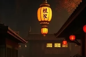 《归港时刻》画面：傍晚港口起重机与返航的货轮